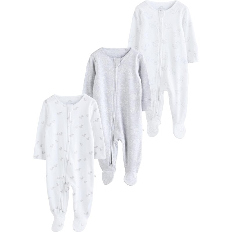 Next Pyžamo sivá / biela 66495829