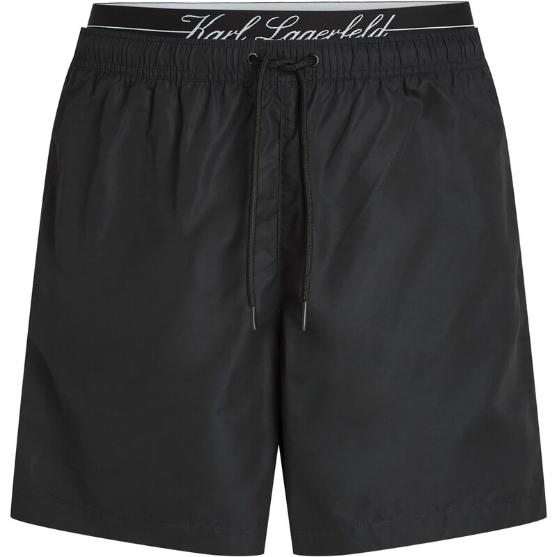Karl Lagerfeld Plavecké šortky čierna 66495891