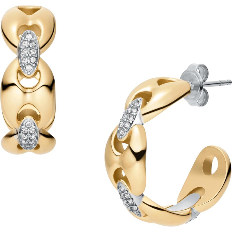 FOSSIL Náušnice HERITAGE zlatá / strieborná 66495927