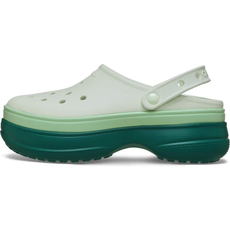 Crocs Dreváky Classic Stacked zelená / pastelovo zelená / svetlozelená 66495937