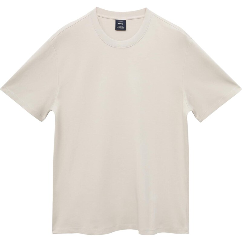 MANGO MAN Tričko KIMI béžová 66495981