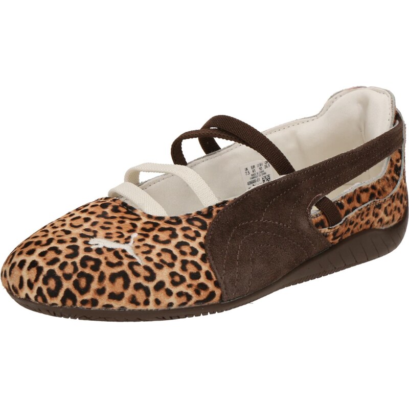 PUMA Baleríny s ramienkom Speedcat Wild čokoládová / svetlohnedá 66496019