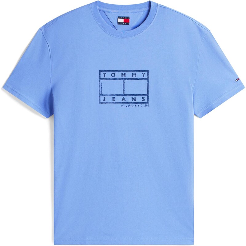 Tommy Jeans Tričko námornícka modrá / svetlomodrá 66496020