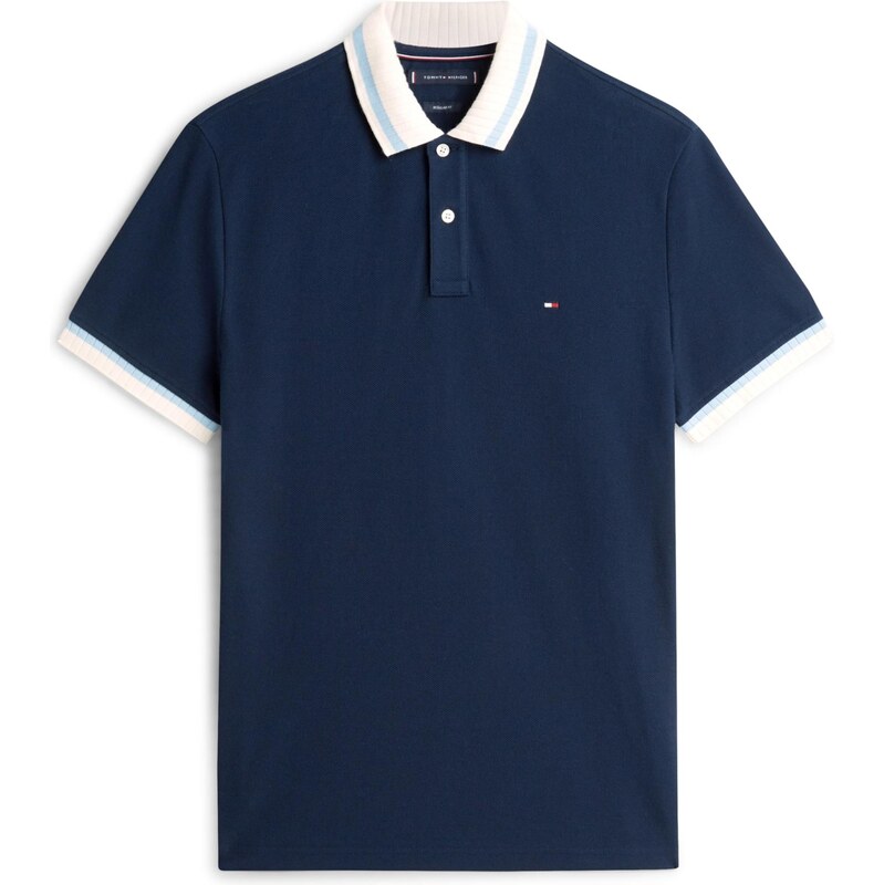 TOMMY HILFIGER Tričko modrá / svetlomodrá / biela 66496026