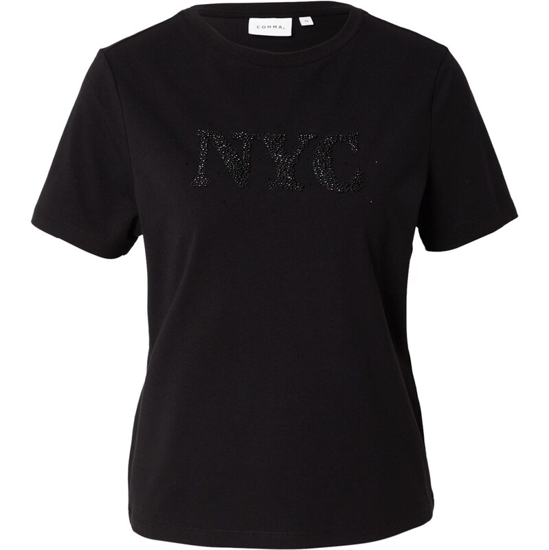 COMMA Tričko čierna 66496046