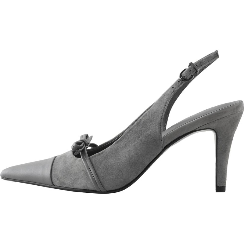 Next Lodičky s otvorenou pätou Forever Comfort tmavosivá 66496142