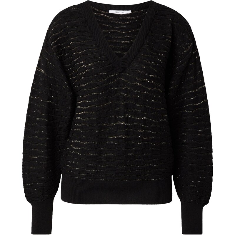 ABOUT YOU Sveter Jane zlatá / čierna 66496222