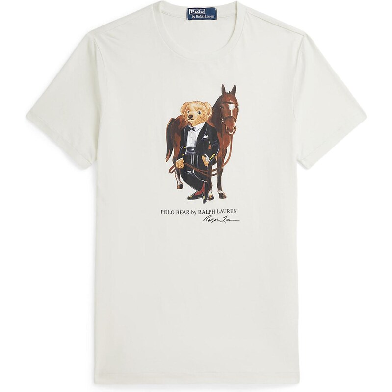 Polo Ralph Lauren Tričko béžová / námornícka modrá / čokoládová / 66496294