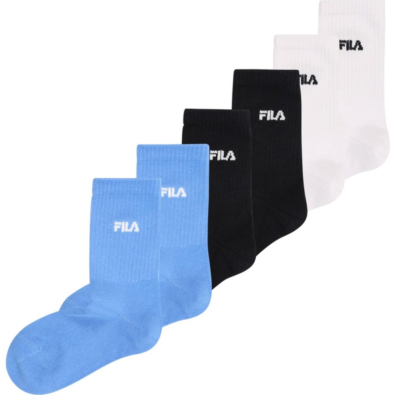 FILA Ponožky Socks svetlomodrá / čierna / biela 66496316