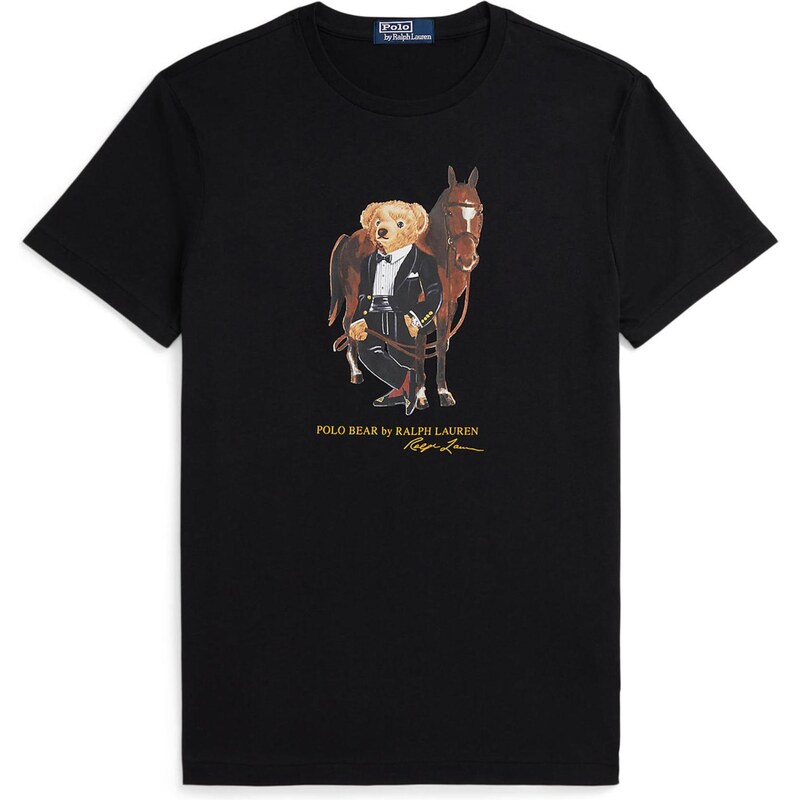 Polo Ralph Lauren Tričko kapučíno / tmavohnedá / čierna / biela 66496298