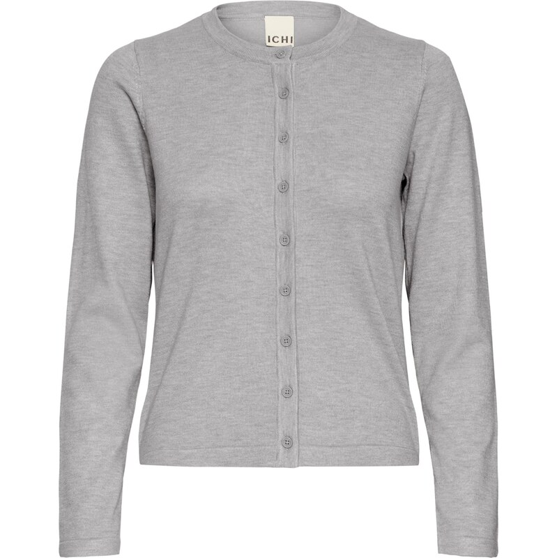 ICHI Kardigán IHLULS sivá melírovaná 66496340