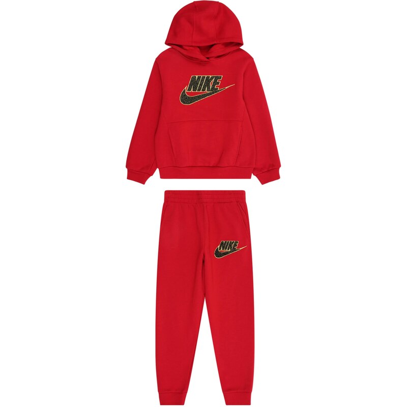 Nike Sportswear Joggingová súprava CLUB žltá / červená / čierna 66496384