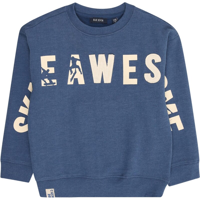 BLUE SEVEN Mikina krémová / zafírová 66496367