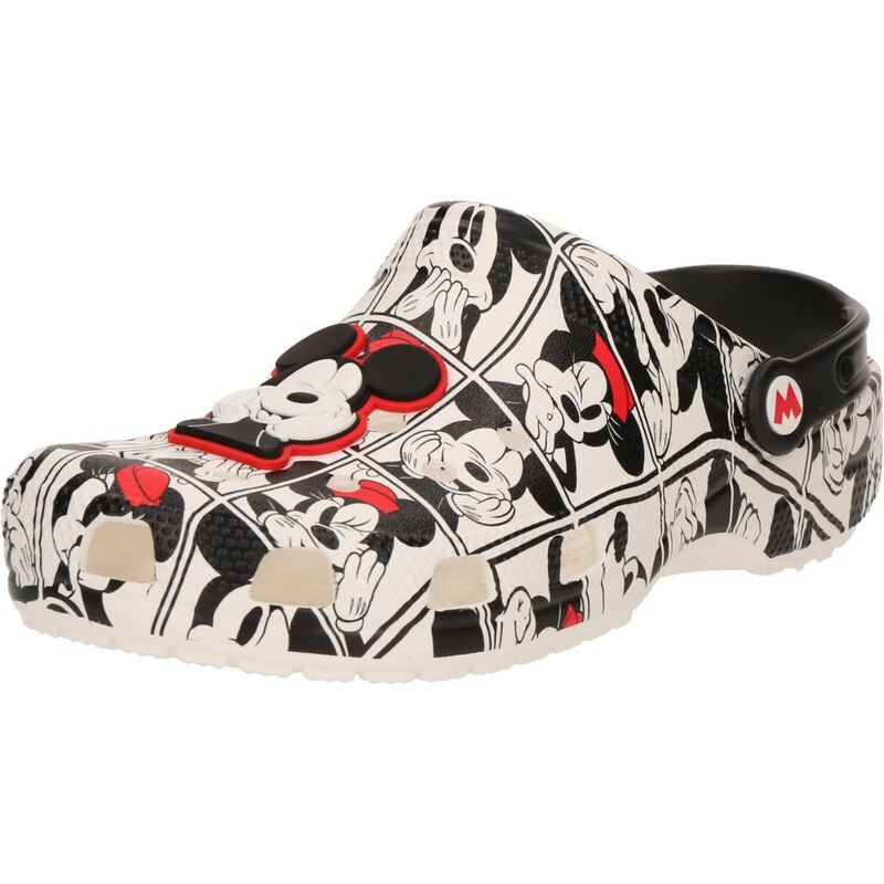 Crocs Dreváky Mickey and Minnie Classic červená / čierna / biela 66496412