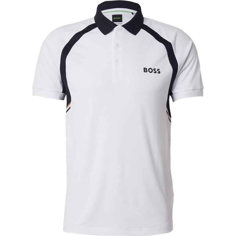 BOSS Funkčné tričko svetlohnedá / čierna / biela 66496501