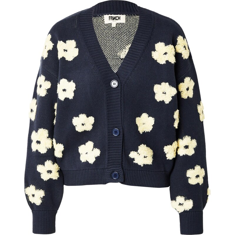 FRNCH PARIS Kardigán béžová / námornícka modrá 66496512