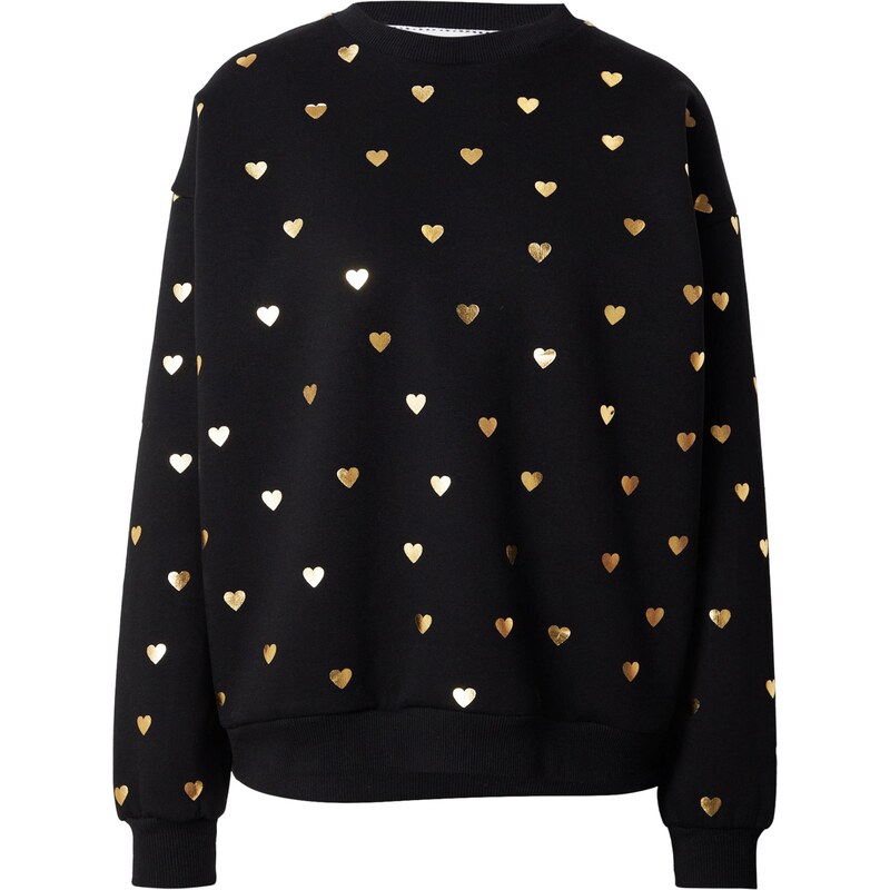 ABOUT YOU Mikina Silene zlatá / čierna 66496499