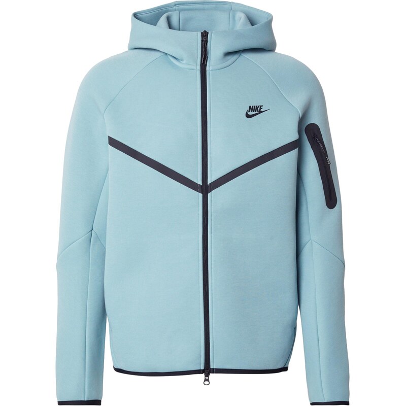 Nike Sportswear Tepláková bunda Tech Fleece azúrová / čierna 66496530