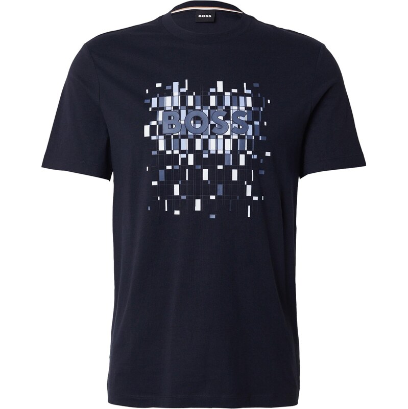 BOSS Tričko C-Thompson námornícka modrá / zafírová / biela 66496537