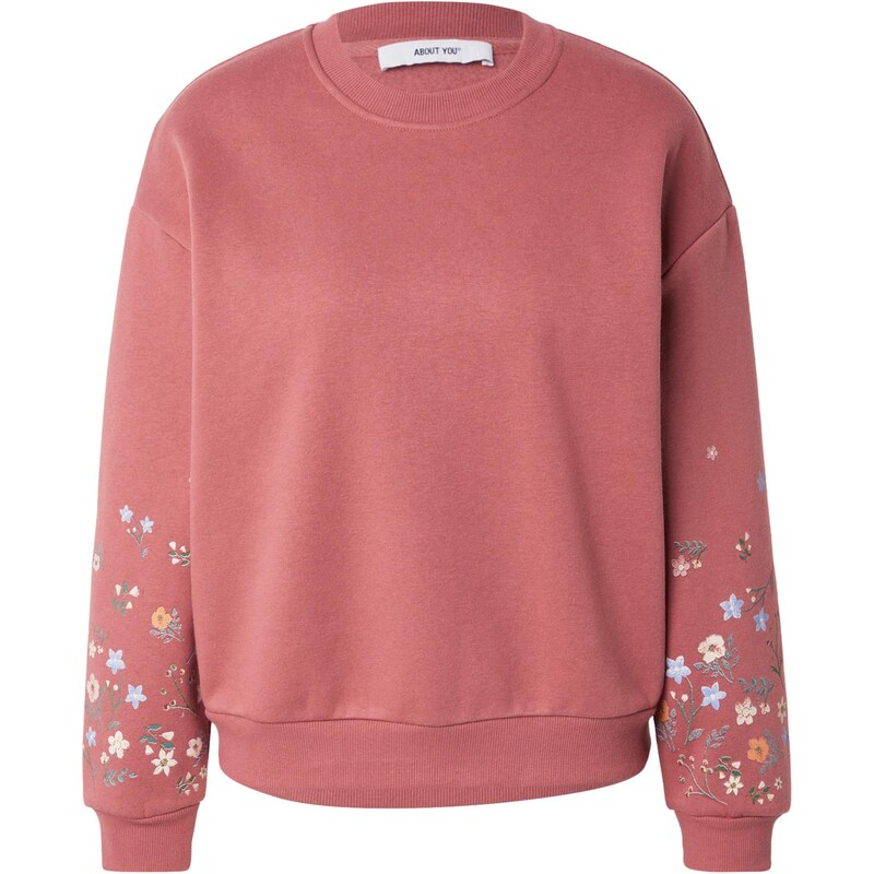 ABOUT YOU Mikina Gitta pastelovo modrá / zelená / oranžová / ružová 66496594