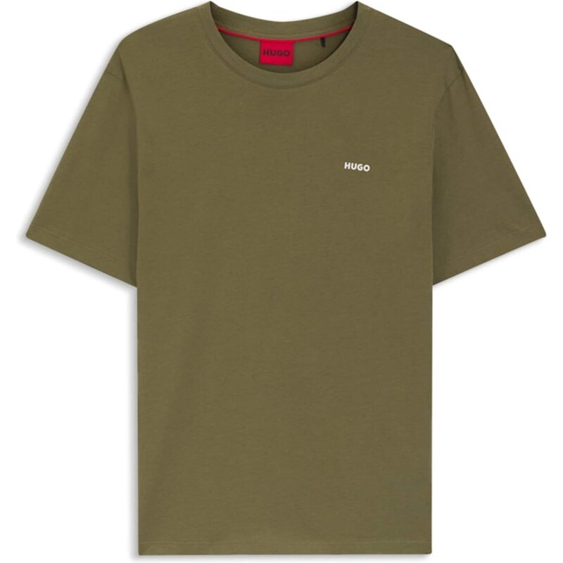 HUGO Tričko Dero olivová 66496603