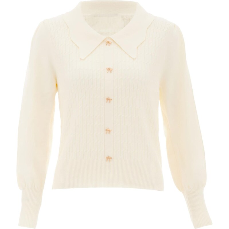 NAEMI Sveter biela ako vlna 66495483