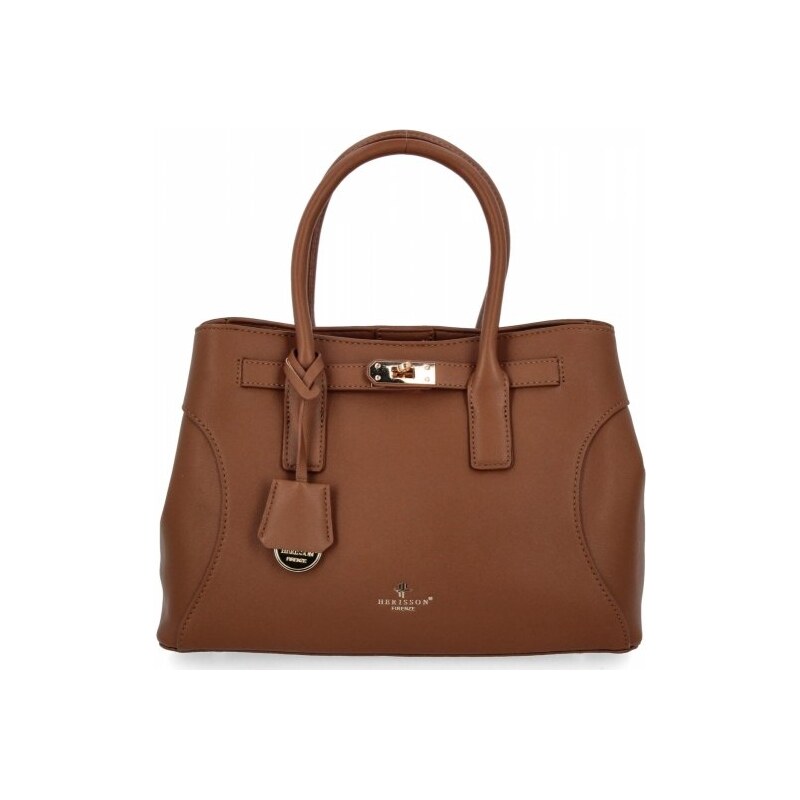 Dámska taška kufrík 3 komory firmy Herisson 275C6016 hnedá 66483925