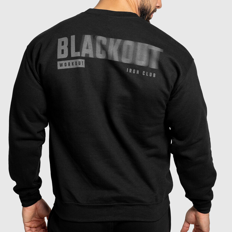 Pánska mikina Iron Aesthetics Blackout, čierna 66501588