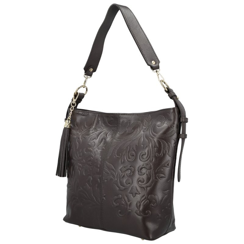 Vera Pelle kožená kabelka na rameno Selin 66502231