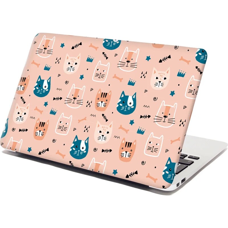 Sablio Samolepka na notebook Farebné mačičky 65100851