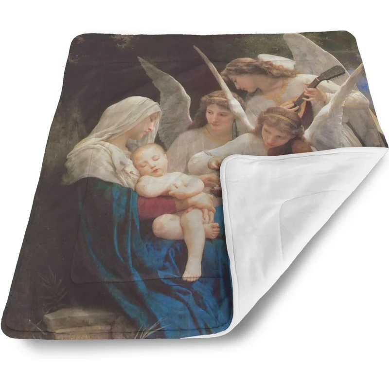 Sablio Deka pre bábätko Panna s anjelmi - William-Adolphe Bouguereau 62633546