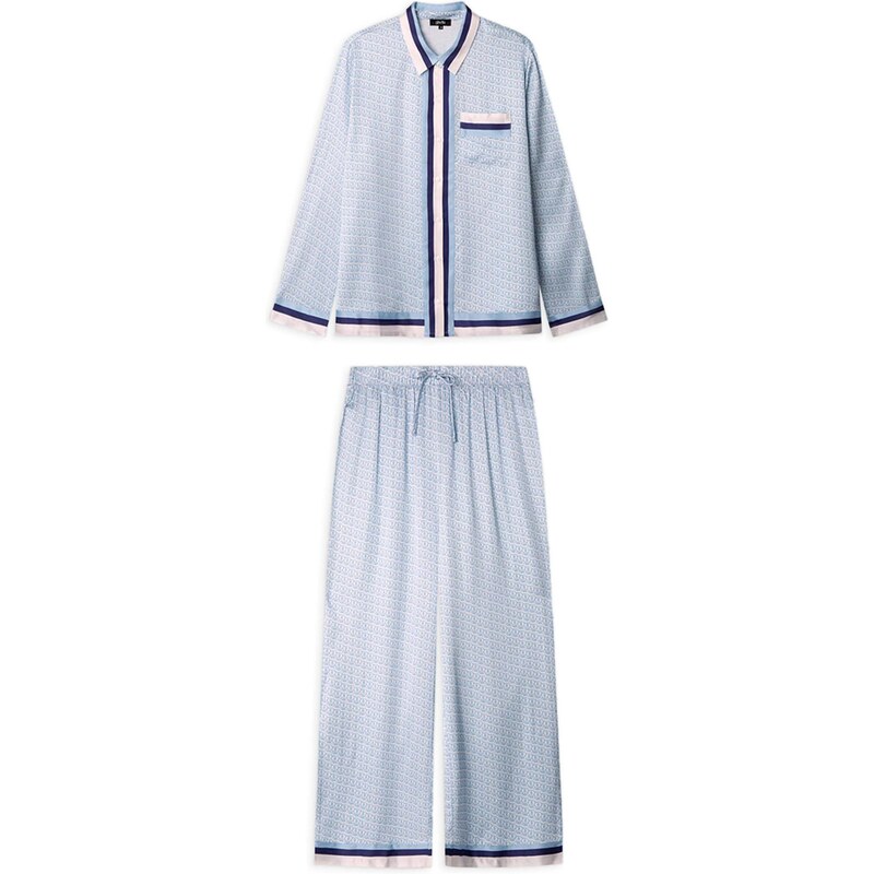 Gisela Pyžamo tmavomodrá / svetlomodrá / ružová 66507581