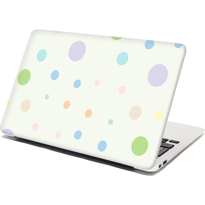 Sablio Samolepka na notebook Trojfarebné bodky 65100029