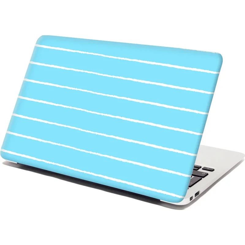 Sablio Samolepka na notebook Biele linky na modrej 65100049