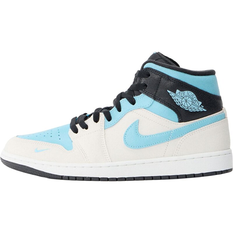 Jordan Členkové tenisky AIR JORDAN 1 MID SE nebesky modrá / čierna / 66507615