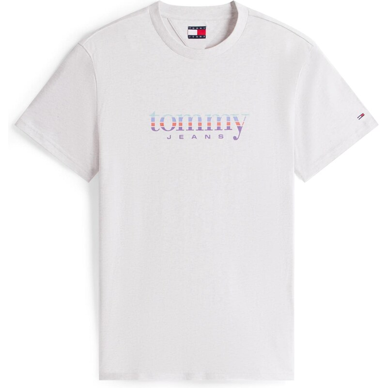 Tommy Jeans Tričko azúrová / svetlosivá / fialová / oranžová 66507685