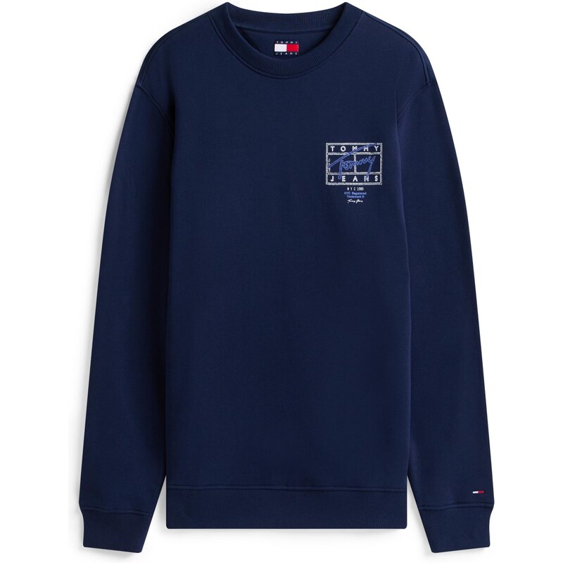 Tommy Jeans Mikina modrá / námornícka modrá / biela 66507686