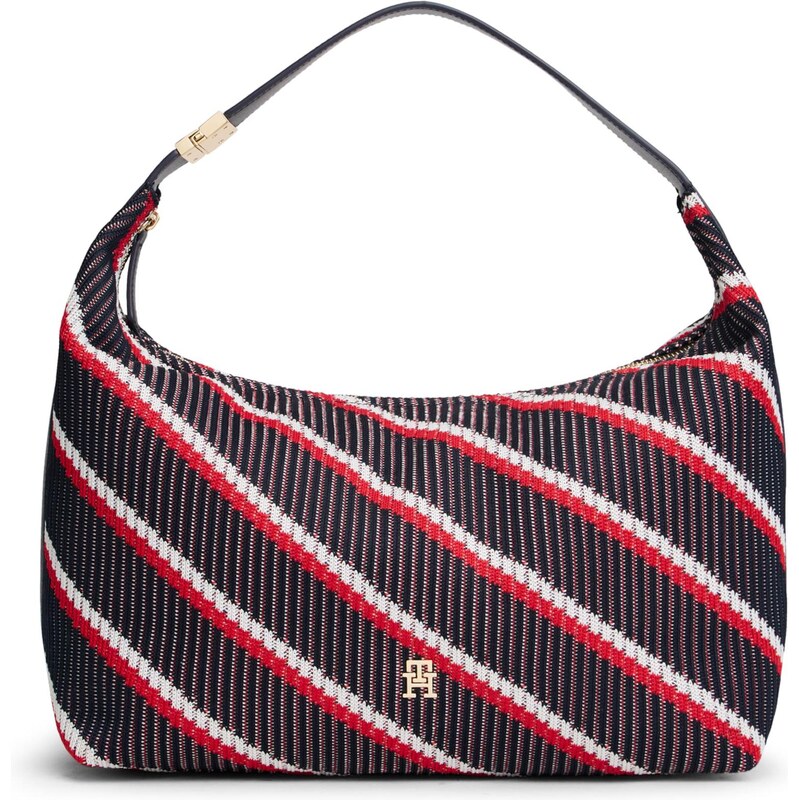 TOMMY HILFIGER Kabelka na rameno červená / čierna / biela 66507713