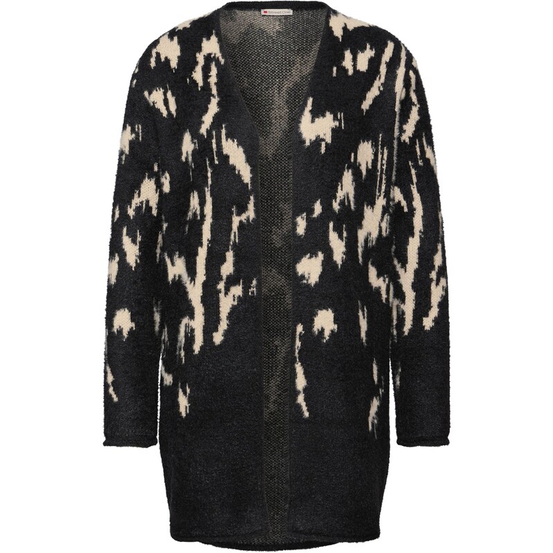 STREET ONE Kardigán béžová / čierna melírovaná 66507725