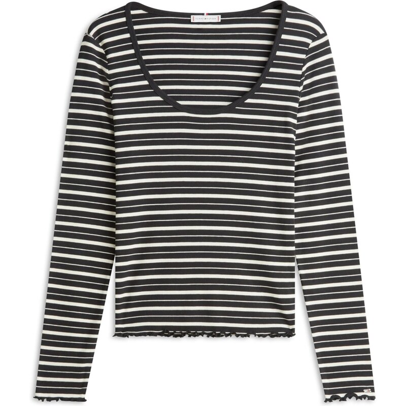 TOMMY HILFIGER Tričko čierna / biela 66507760
