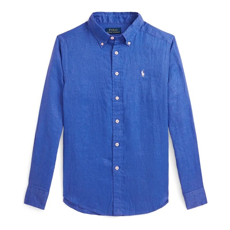 Detská ľanová košeľa Polo Ralph Lauren 66505076
