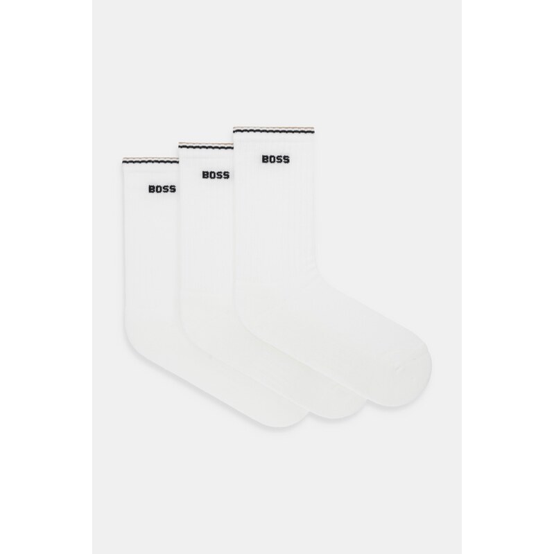 Ponožky BOSS 3-pak 3P QS Rib Stripe CC 66507401