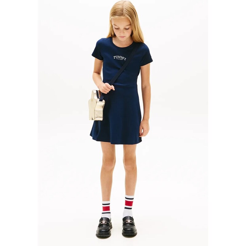 Dievčenské bavlnené šaty Tommy Hilfiger 66509103