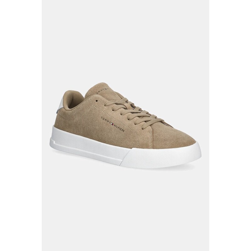 Semišové tenisky Tommy Hilfiger TH COURT CORE SUEDE 66509137