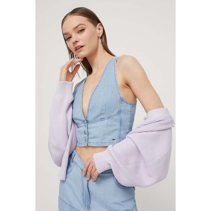 Džínsový top Tommy Jeans 66510592