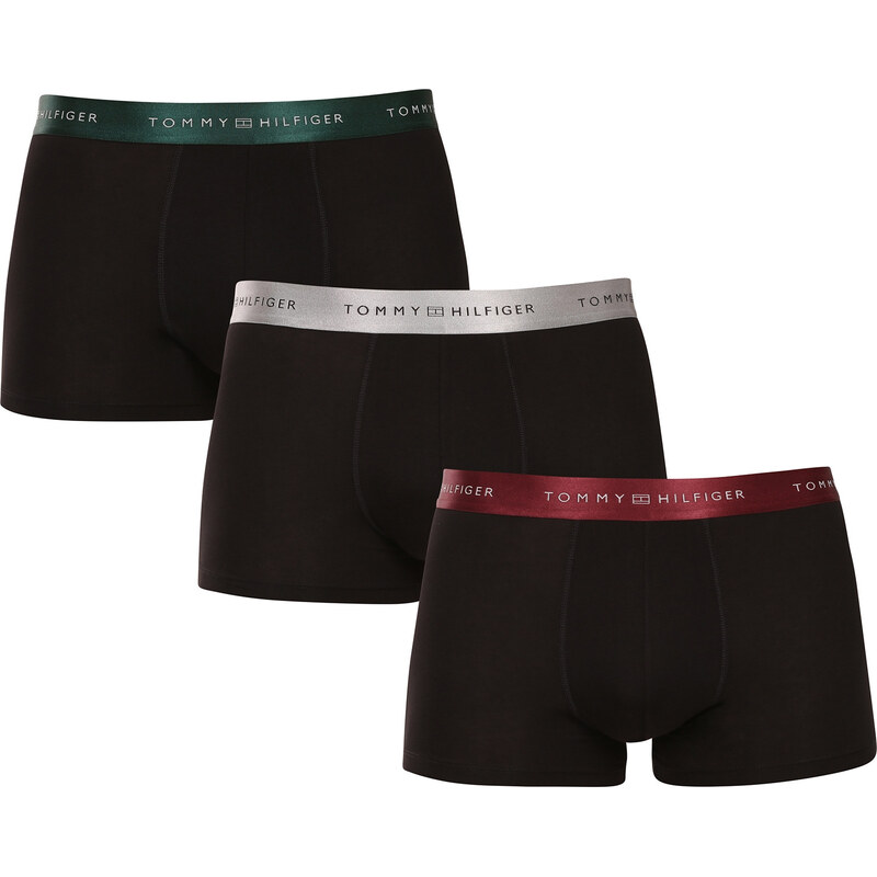 3PACK pánske boxerky Tommy Hilfiger čierne (UM0UM03411 0R4) 66516555