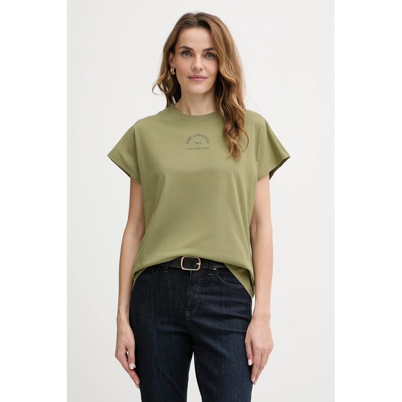 Bavlnené tričko Karl Lagerfeld 66339522