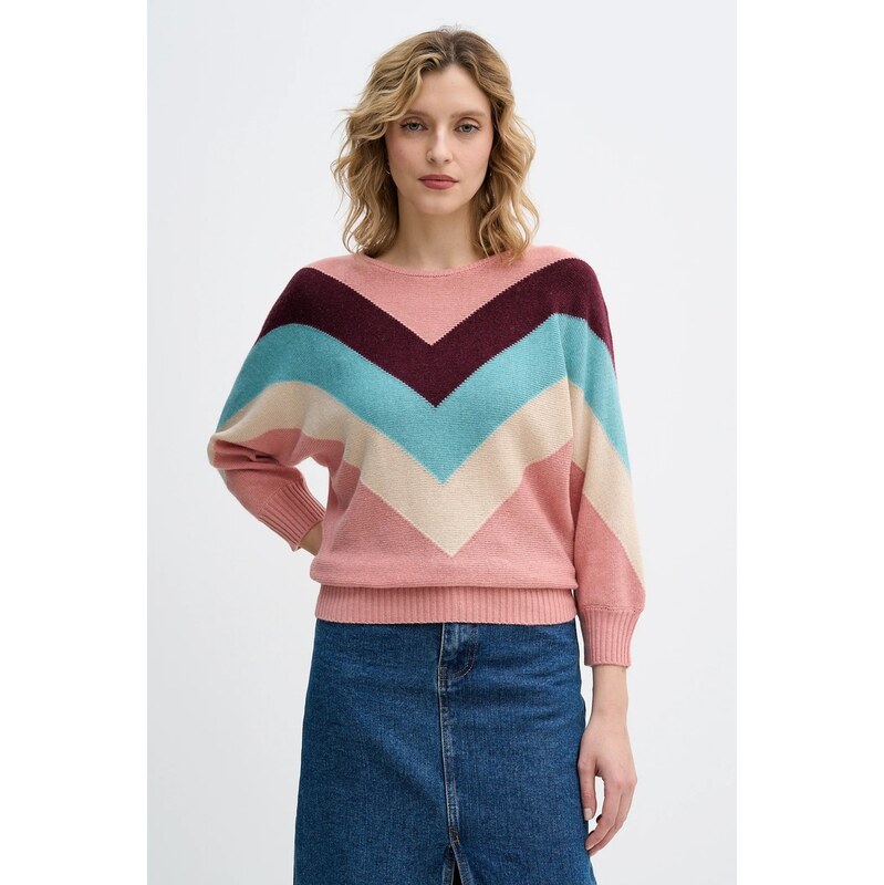 Sveter s prímesou vlny United Colors of Benetton x Stranger Things 66517540
