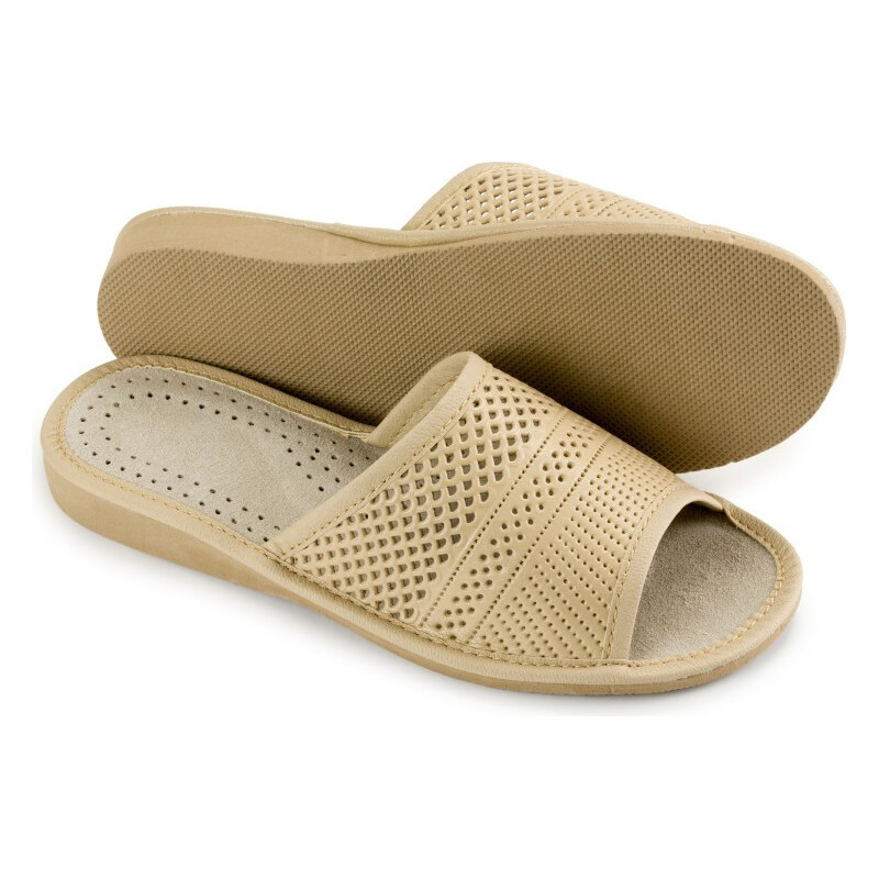 Dámske pohodlné papuče, veľkosť 41 | béžová KD-07-BG-41 66517689