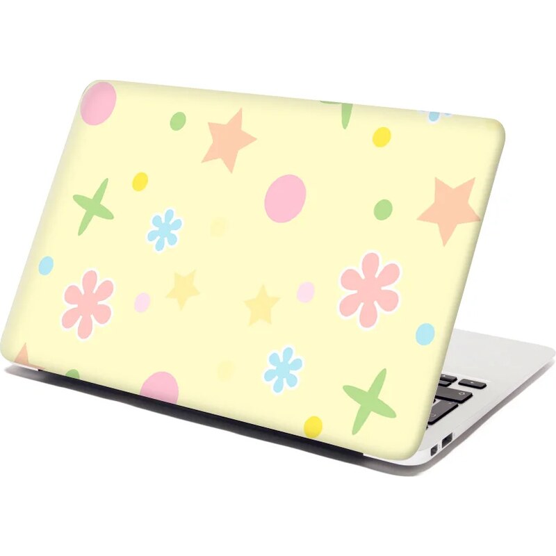 Sablio Samolepka na notebook Kvetiny na žltej 65100031